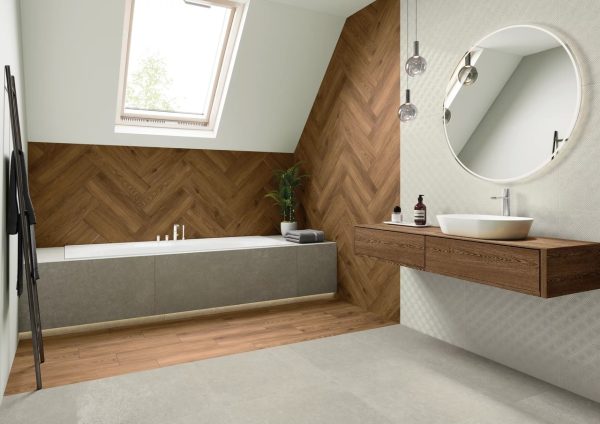 Плитка керамогранітна Bergdust Grey RECT 598x1198x8 Paradyz - Зображення 2