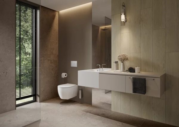 Плитка керамогранітна Freedust Taupe RECT MAT 598x598x8 Paradyz - Зображення 2