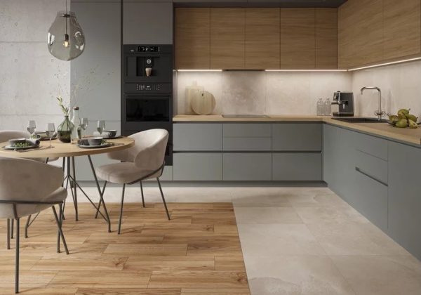 Плитка керамогранітна Lovstone Grey RECT LAP 598x1198x8 Paradyz - Зображення 2