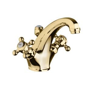 Змішувач для умивальника DN 15 Adlon (510104520) золотий, Kludi