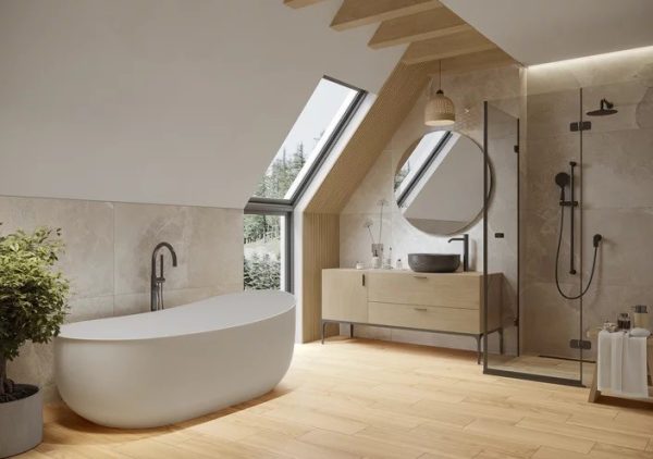 Плитка керамогранітна Oldwood Crema STR 200x600x8 Paradyz - Зображення 2