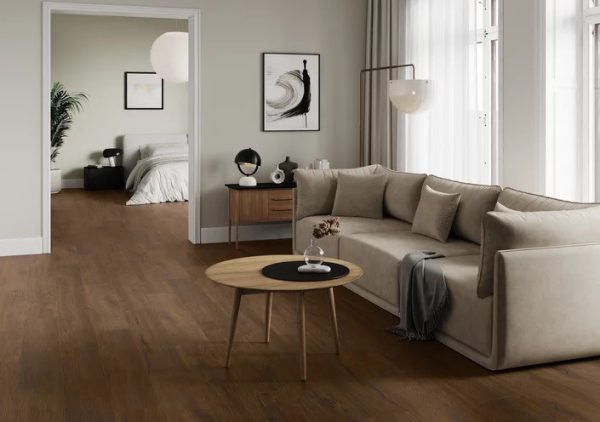 Плитка керамогранітна Spacewood Chocolate RECT STR 198x1198x8 Paradyz - Зображення 2
