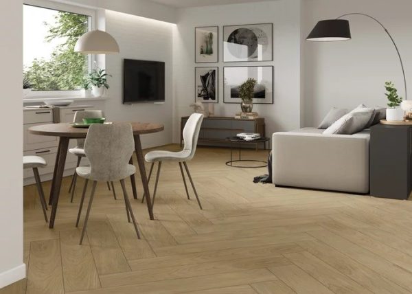 Плитка керамогранітна Warmwood Gold RECT STR 198x1198x8 Paradyz - Зображення 2