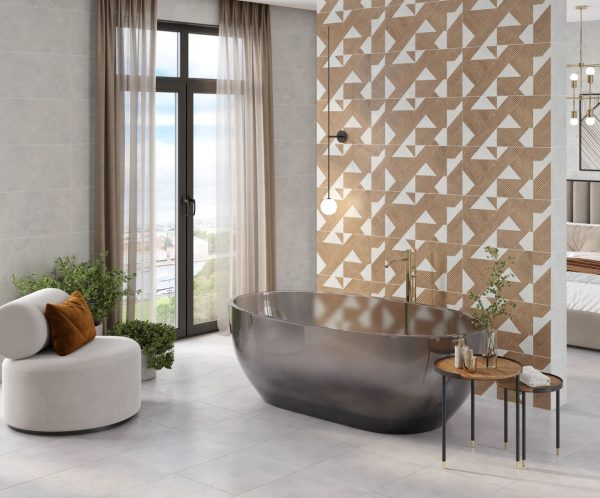 Плитка стінова Tamisa Light Grey SAT 297x600x9 Opoczno - Зображення 2