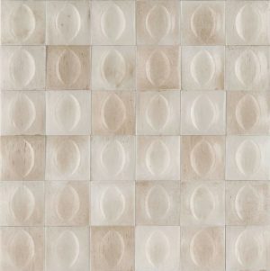 Плитка стінова R8GT Gleeze Beige Egg STR 100x100x12,5 Ragno