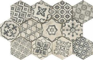 Плитка керамогранітна RGL3 Eden Esagona Romance Cotone 182x210 Ragno