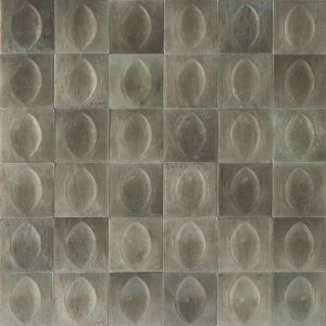 Плитка стінова R8GW Gleeze Grigio Egg STR 100x100x12,5 Ragno