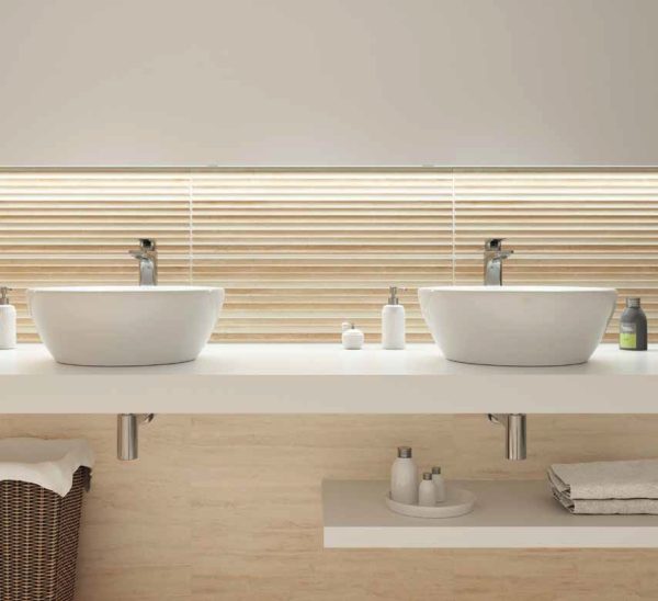 Плитка стінова Classic Travertine Beige 24x74 код 2332 Опочно - Зображення 3