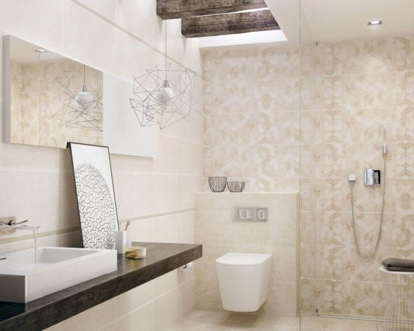 Плитка стінова Emilly Bianco 30x60 код 4587 Ceramika Paradyz - Зображення 3