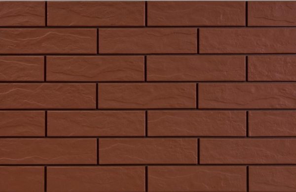 Плитка фасадна Burgund Rustiko 6,5x24,5x0,65 код 9577 Cerrad