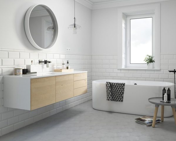 Плитка стінова Tamoe Bianco Kafel 9,8x29,8 код 4219 Ceramika Paradyz - Зображення 2
