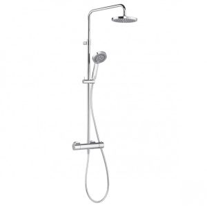 A-QAs Dual Shower System з термостатом 6609505-00 верхній душ+ручний душ Kludi НІМЕЧЧИНА