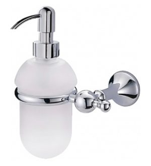 Дозатор мила Regency Re12751 підвісний, скло, хром Bagno&Associati