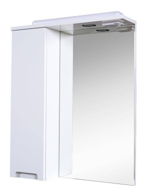 Дзеркало з шафкою Квадро 60 (L), Аква Родос