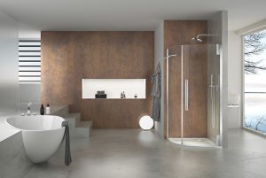 Душова кабіна напівкругла Princess 4000 6PRST R 90R55, Duka