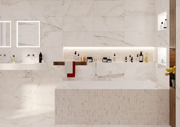 Плитка керамогранітна ZRXMC1BR I Classici Calacatta 600×600×9,2 Zeus Ceramica - Зображення 3