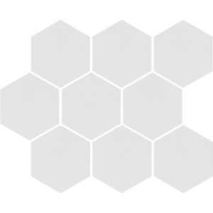 Мозаїка Heksagon Cambia White LAP 275x334x8 Cerrad