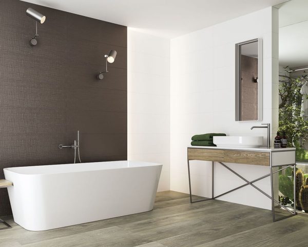 Плитка стінова Pure City Bianco RECT 29,8x89,8 код 1882 Ceramika Paradyz - Зображення 2
