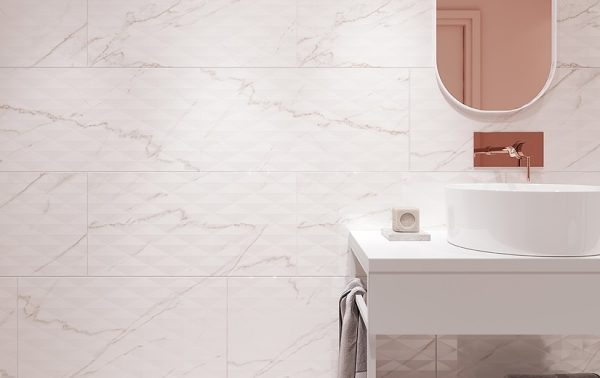 Плитка стінова STAY CLASSY WHITE GLOSSY DIAMOND STR 298x598x9 Cersanit - Зображення 2