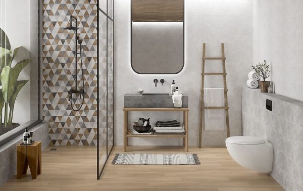 Плитка стінова DENIZE LIGHT GREY 200х600x8,5 Cersanit - Зображення 3