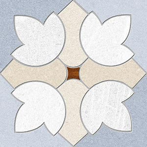 Плитка керамогранітна Seine Garigliano-R Cielo RECT 150x150x8 Vives