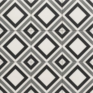 Плитка керамогранітна Belfast Black 200x200 Mainzu