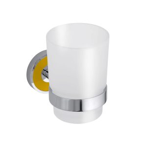 104110018h Trend-I  Тримач зубних щіток, основа жовта , Bemeta