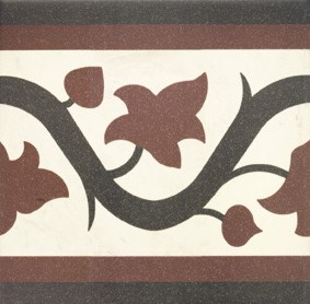 Плитка керамогранітна Victorian Cenefa Deco 200x200x9 Mainzu