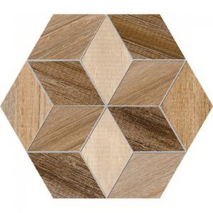 Плитка керамогранітна Hexagono Freret Multicolor 230x266x9 Vives
