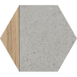 Плитка керамогранітна Hexagono Ligard Gris 230x266x9 Vives