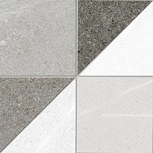 Плитка керамогранітна Seine Debilly-R Gris RECT 150x150x8 Vives
