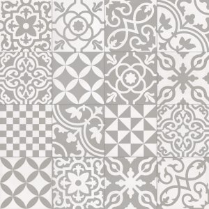 Плитка керамогранітна R7GY Contrasti Grigio Decor Mix 200x200x10 Ragno