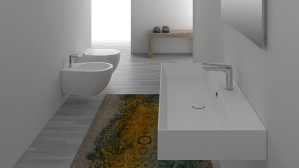 Умивальник AG 121 Agile (AG121) Glossy white SIMAS - Зображення 2