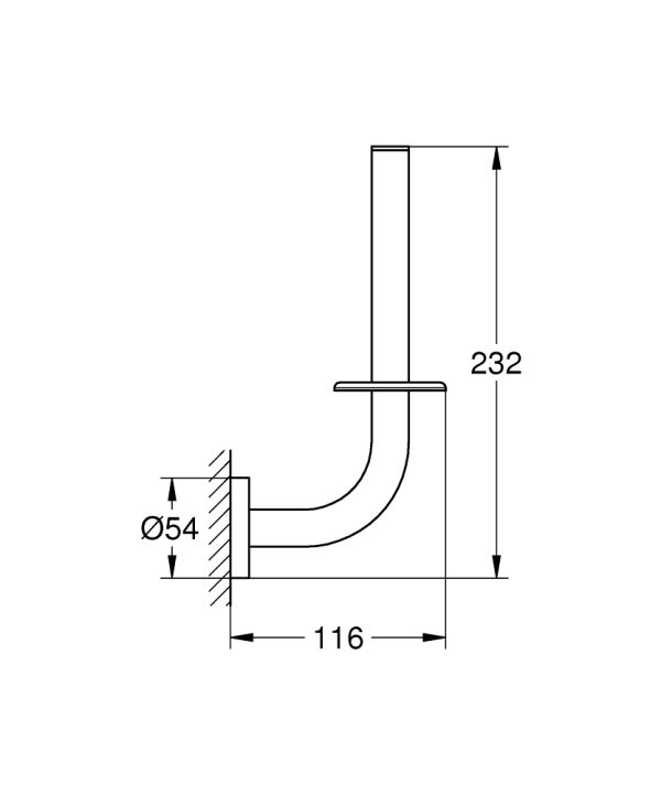 Тримач для туалетного паперу Essentials (40385001), Grohe - Зображення 2