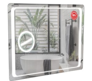 Дзеркало з лінзою Ligth Омега Люкс 80, Аква Родос