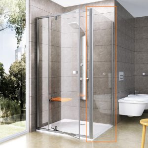 Душова стінка нерухома одноелементна PPS-100 Transparent, (90GA0C00Z1) RAVAK