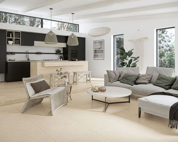 Плитка керамогранітна Sunnydust Beige RECT 598x1198x10 Paradyz - Зображення 2