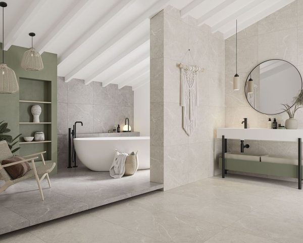 Плитка керамогранітна Sunnydust Light Grys RECT 598x598x9 Paradyz - Зображення 3