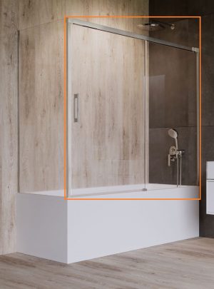 Двері для ванни Idea PN DWJ+S 160 R RADAWAY