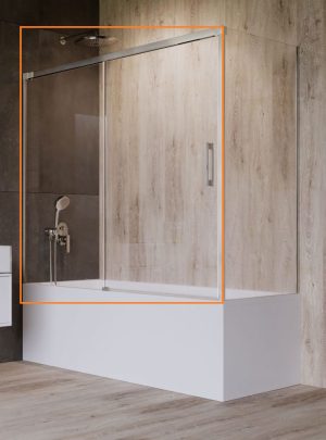 Двері для ванни Idea PN DWJ+S 170 L RADAWAY