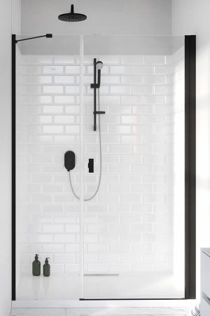 Душові двері NES 8 Black DWS 590 праві RADAWAY