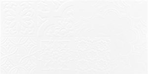 Плитка стінова Tutto Bianco Patchwork білий сатин 300x600x9 Golden Tile