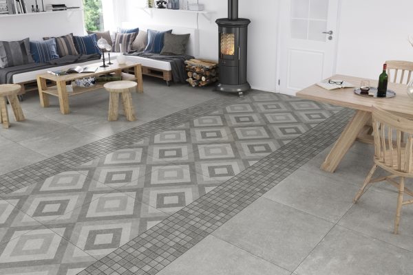 Плитка керамогранітна Stonehenge світло-сірий RECT 600x600x10 Golden Tile - Зображення 2