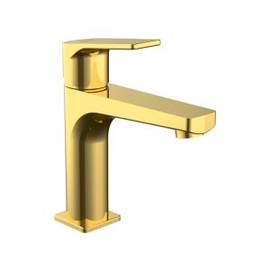 156845008 Azure Regular Змішувач для раковини, підкл. 1/2, золото Adell