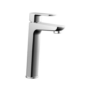 15964551 Kubo Tall Змішувач високий для раковини, підкл. 1/2, хром Adell