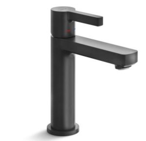 LR116118/2BM Змішувач для умивальника з донним клапаном чорний мат Nobili ІТАЛІЯ