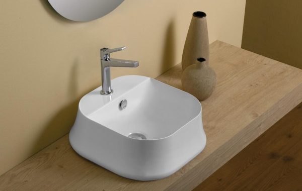 Умивальник SH 07 Sharp (SH07) Glossy white, SIMAS - Зображення 2