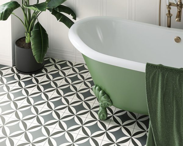 Плитка підлогова Classy Motyw A SZKL MAT 19,8x19,8 код 3780 Ceramika Paradyz - Зображення 3