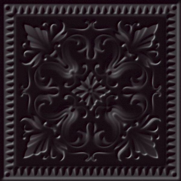 Плитка стінова Classy Chic Nero C STR 19,8x19,8 код 9379 Ceramika Paradyz