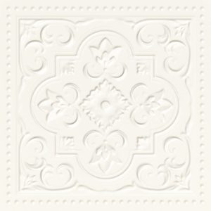 Плитка стінова Classy Chic Bianco A STR 19,8x19,8 код 8518 Ceramika Paradyz